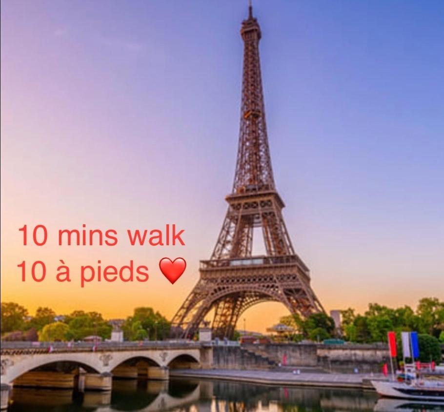 Studio 10 Mins Walk Eiffel Tower, Paris 16 מראה חיצוני תמונה